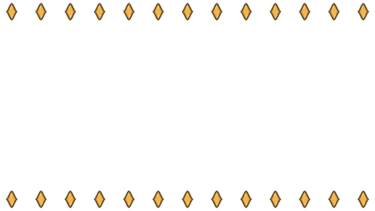 Pixel Art Diamond Frame Animated Overlay 1080p Transparent 30 fps (8).mov