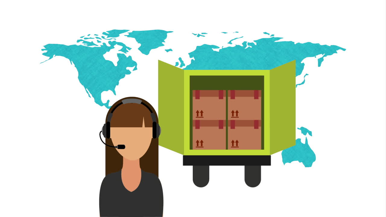 배달 서비스 디자인, 비디오 애니메이션