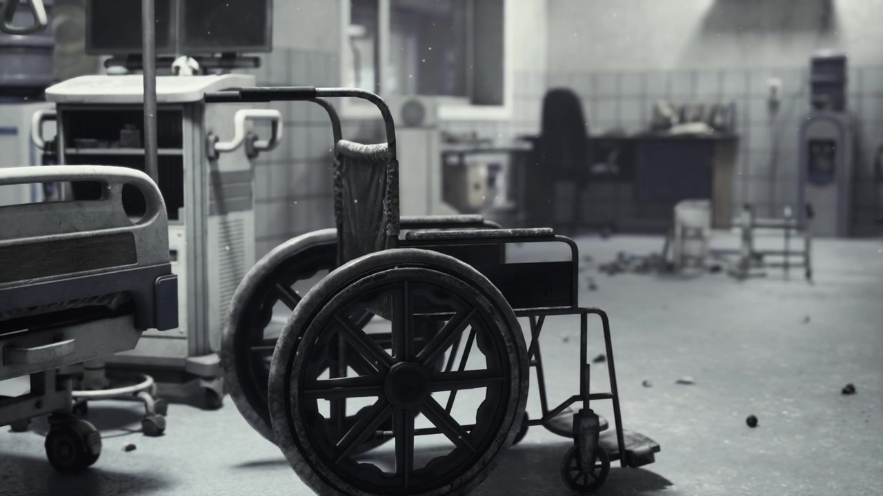 Onbewaakte herstelruimte in de gezondheidszorg uitgerust met essentiële medische hulpmiddelen