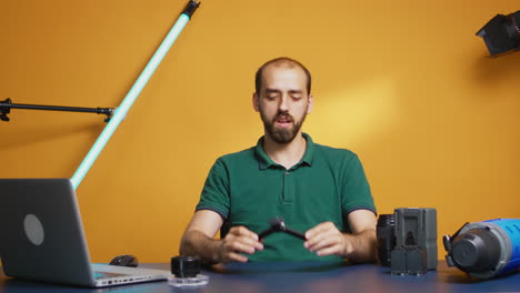 creador de contenido grabación mini trepied revisión