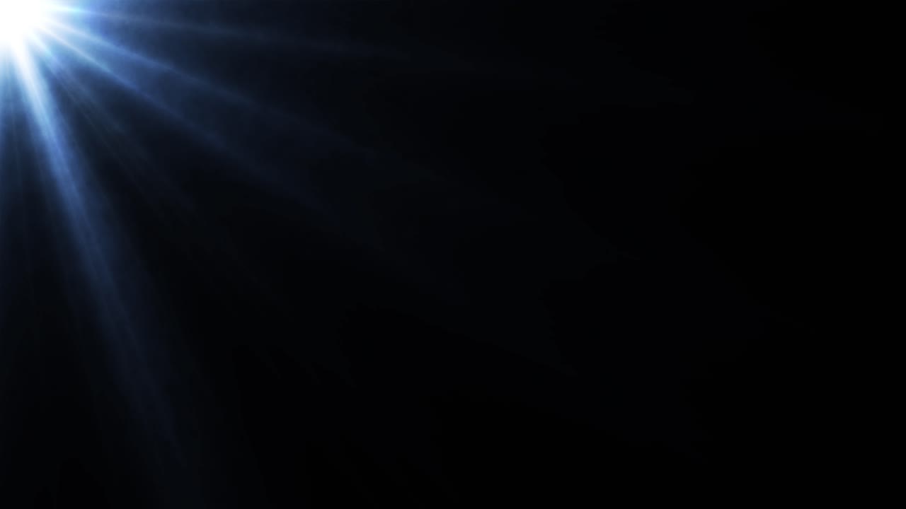 Rays of light as seen from under the water