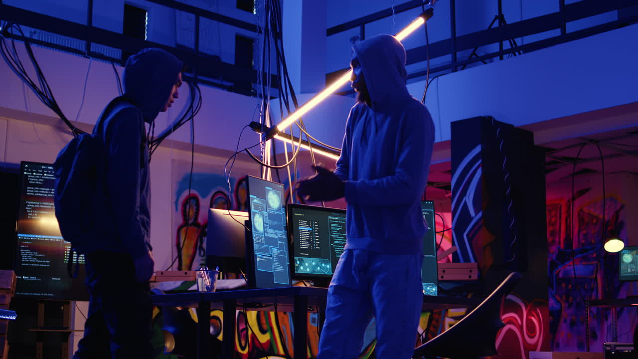 맨은 해킹 그룹의 새로운 멤버를 환영합니다.