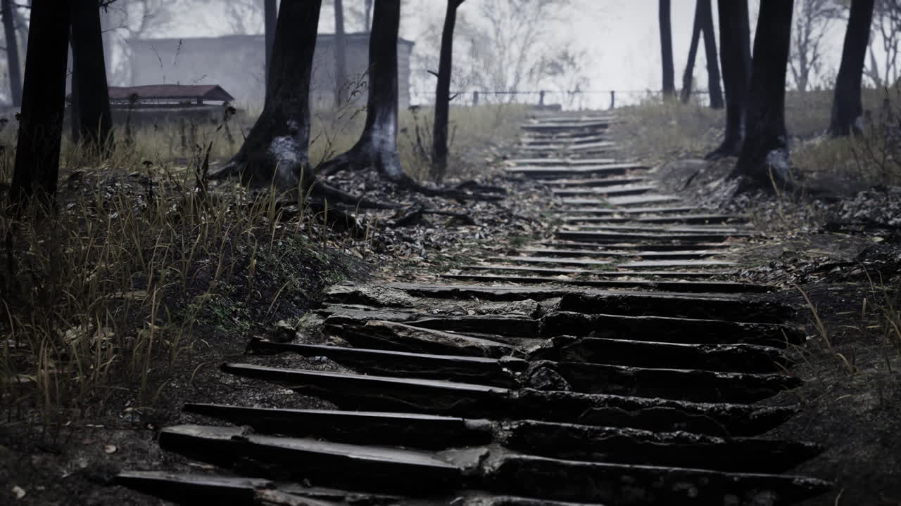 체르노빌 원자력 발전소 근처의 배제 구역의 pripyat 도시 뷰