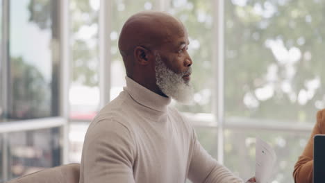 Leadership,-meeting-and-black-man-speaking