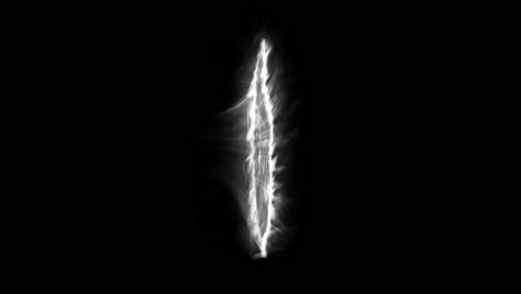 a swirling vortex of neutral white smoke energy on a black background. seamless loop ideal for spell casting, spiritual portals, or abstract effects