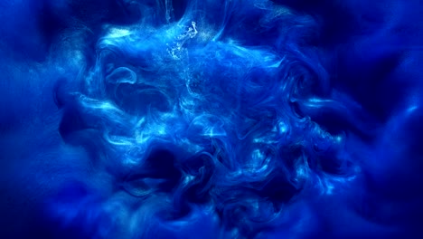 explode effect animation navy blue smoke puff