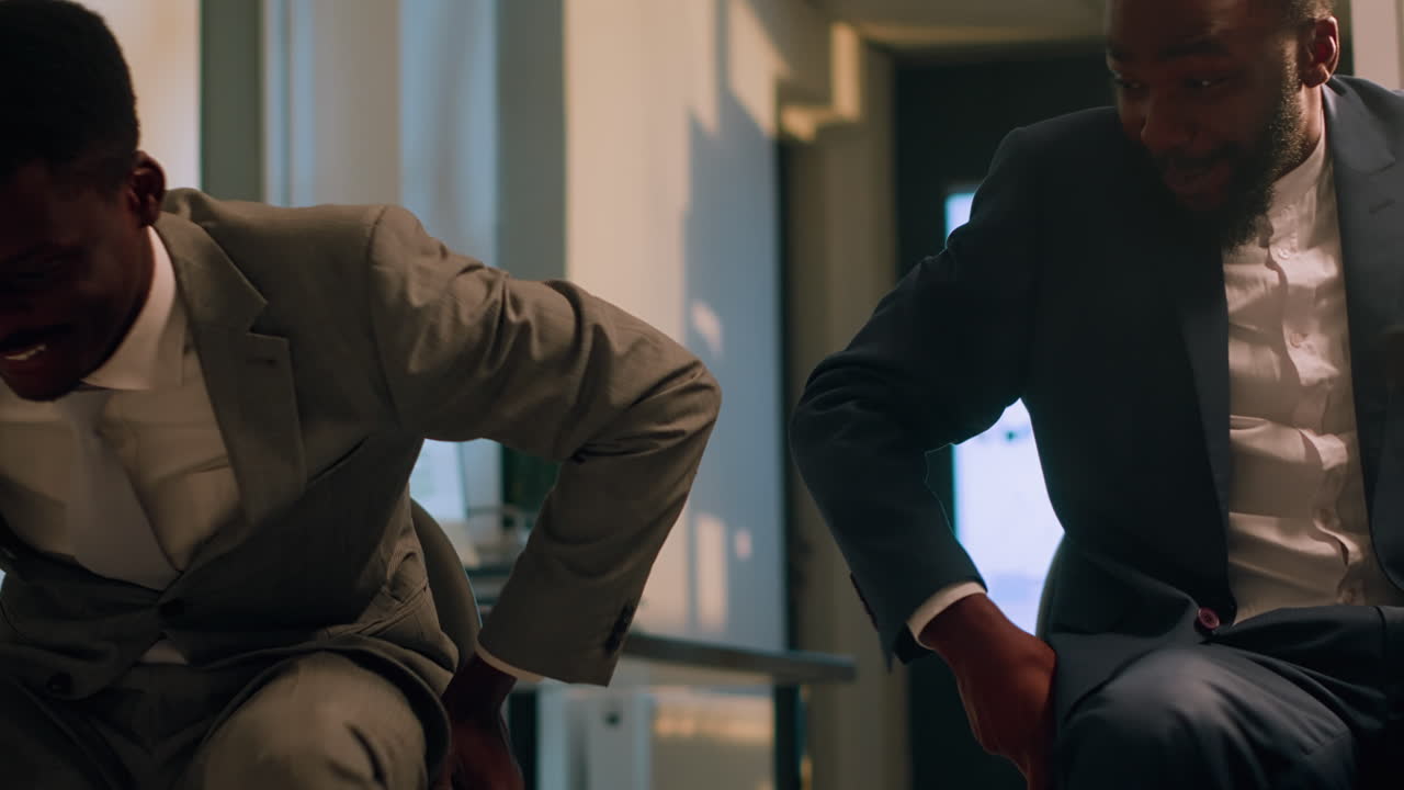 Businessmen working in the office