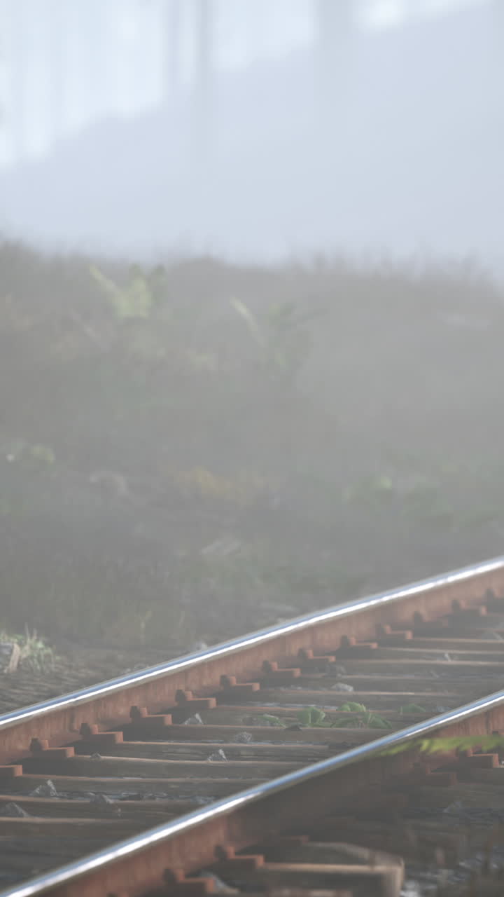 안개 속 의 철도 철도