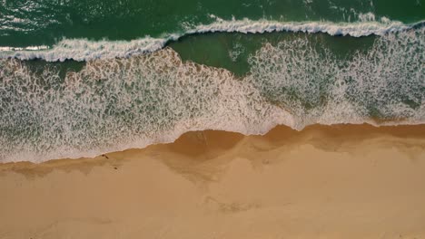 Aerial-dolly-sidewise-top-down-in-Tarifa,-Spain