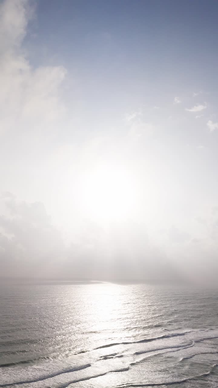 Aerial View of the Sea in Bãi TắM Hòn Choi in the Morning.