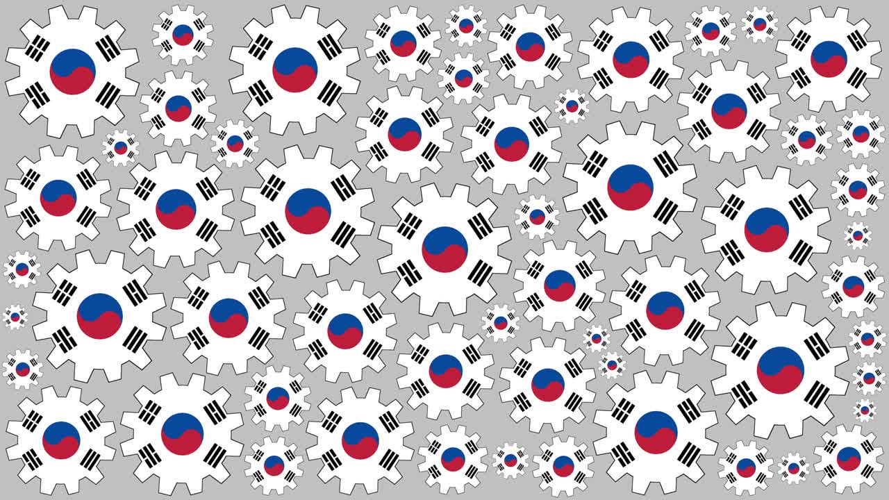 한국 발 기어 스피닝 배경