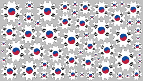 한국 발 기어 스피닝 배경