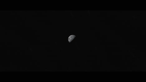 moon viewed from space