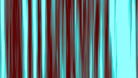 looping animation of aqua and maroon vertical lines oscillating