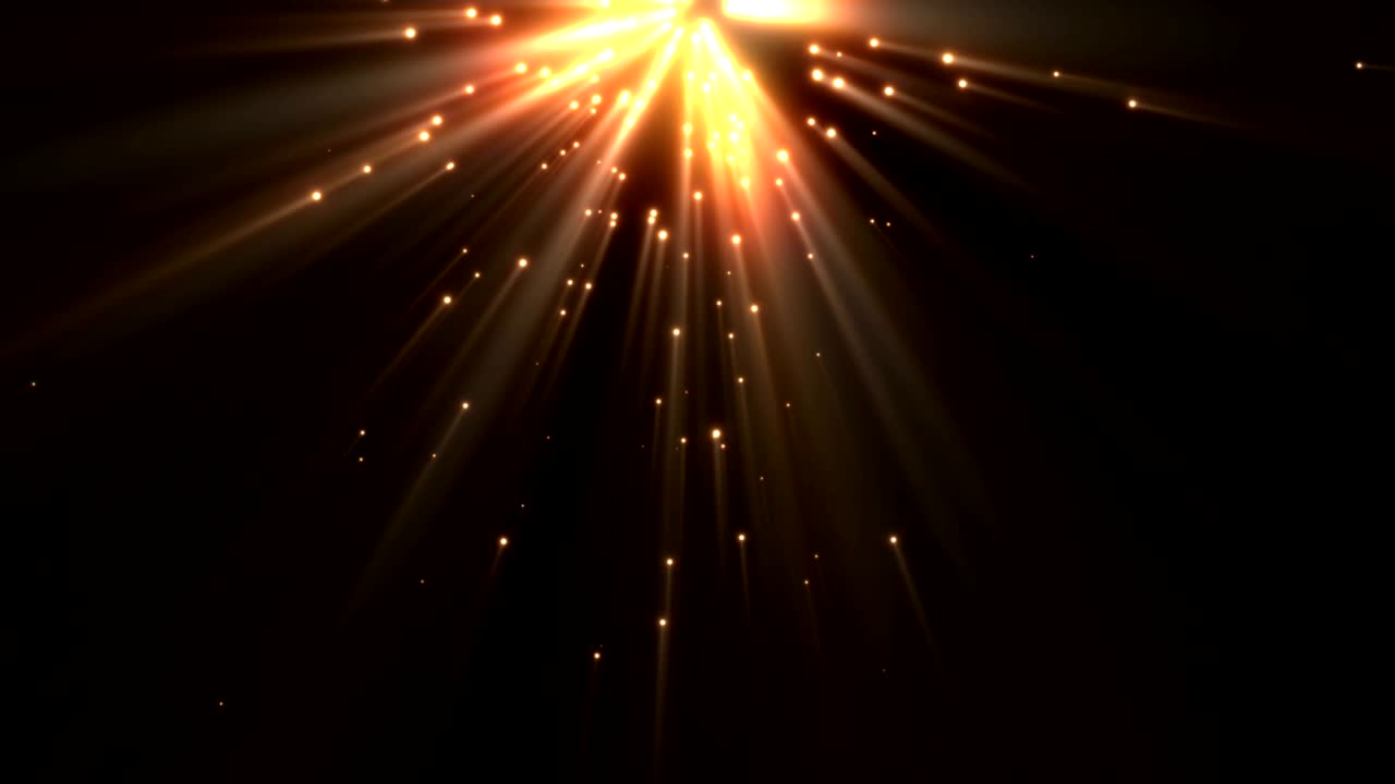 Golden Light Christmas Background Loop