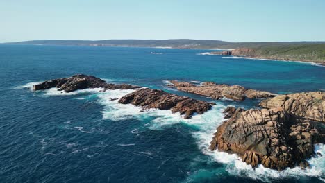 panoramic view of yallingup canal coastal, australia