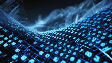 abstract digital data flow