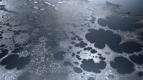 abstract metallic bubble surface texture