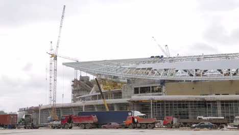 estadio en construcción