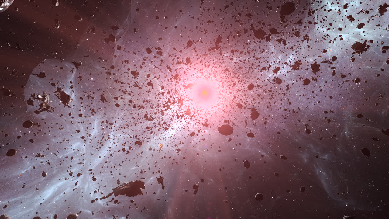 Esplosione cosmica nello spazio