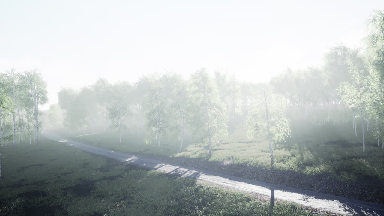 여름 숲을 가로질러  ⁇ 은 길