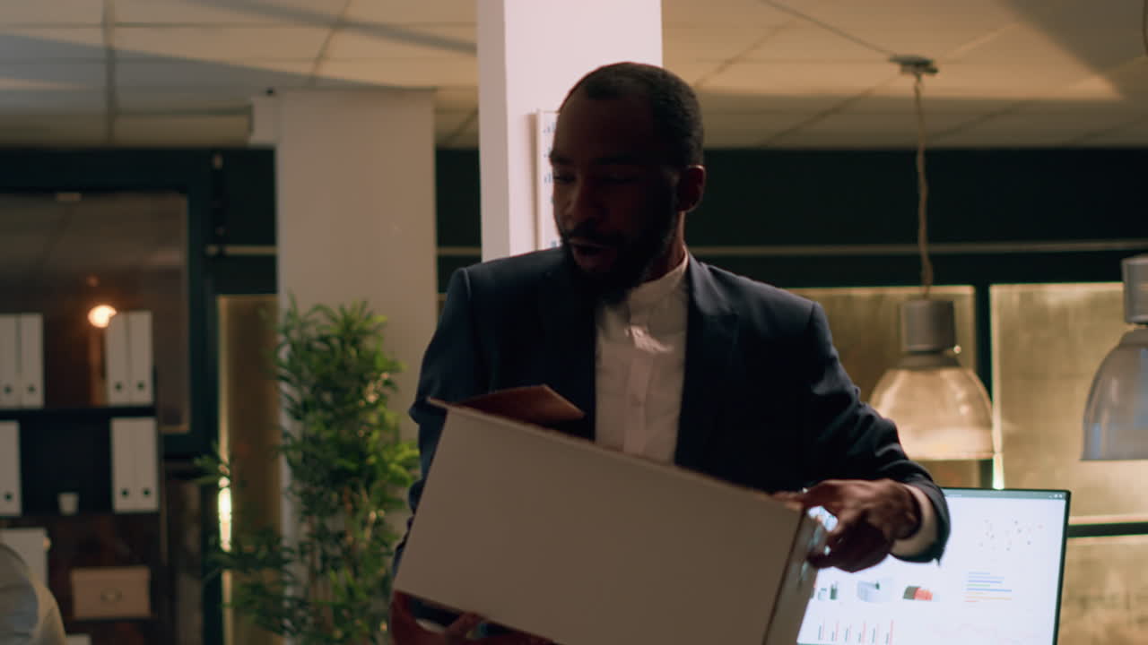 Man working in an office