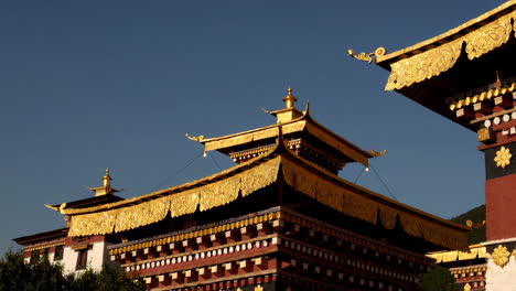 golden roofed monastery in asia
