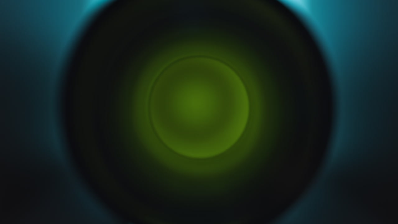 Close up of the bottom of an empty, green, wine bottle on a shelf