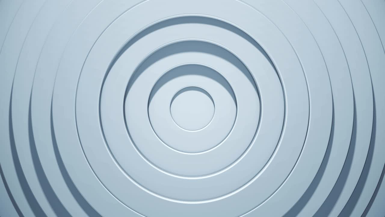 3d círculos animación de fondo abstracto. concepto de textura simple y minimalista. bucle sin costuras.