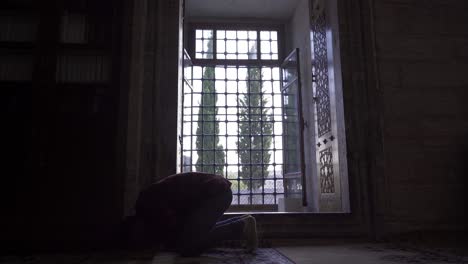 Muslim-youth-performing-his-worship-in-the-mosque.