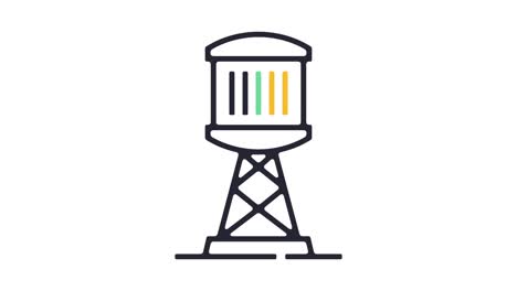 animación del icono de los recursos hídricos
