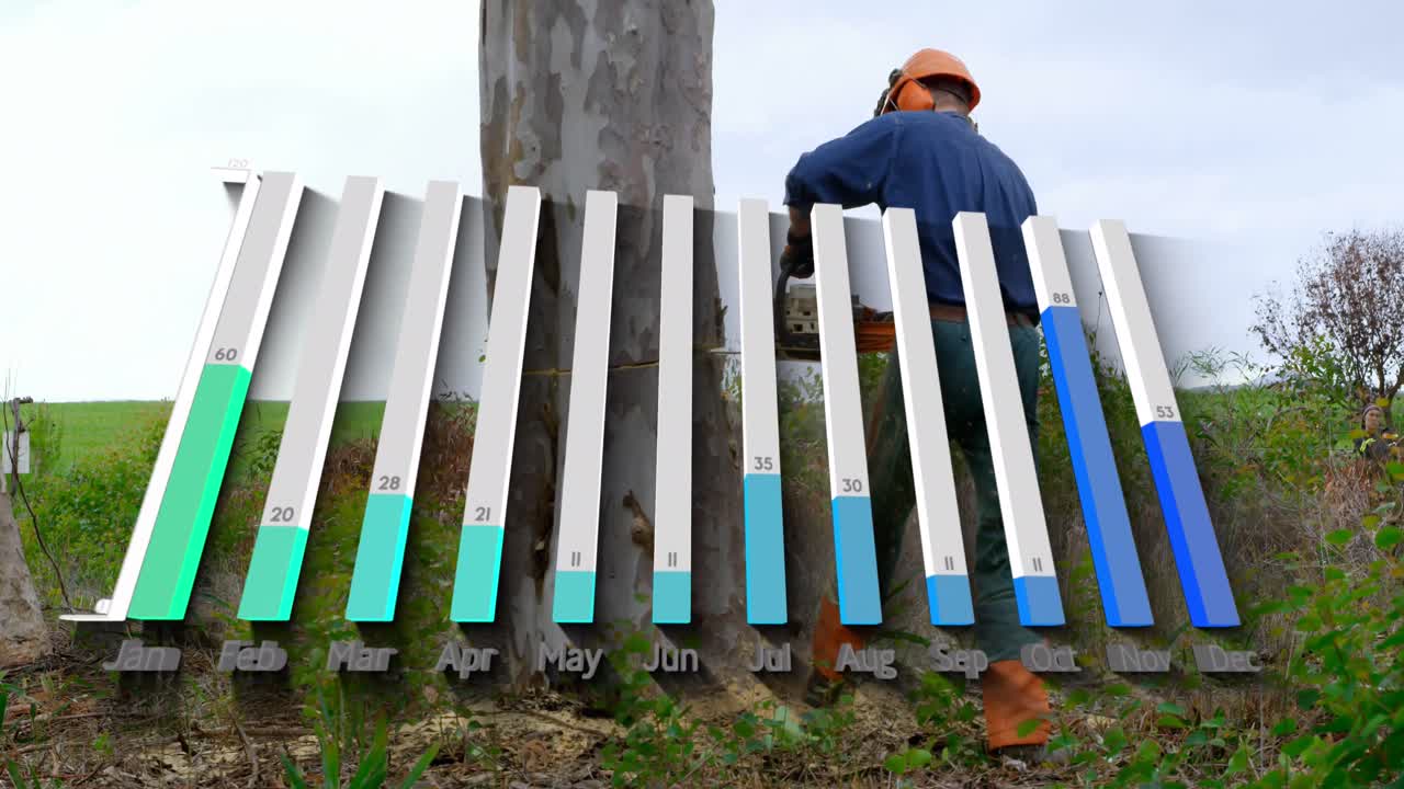 animación de número ascendente en el círculo rojo sobre el puente de cruce de tráfico