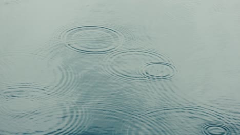 fondo abstracto, gotas de lluvia en el agua