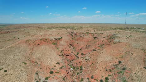fly over desert canyon drone footage