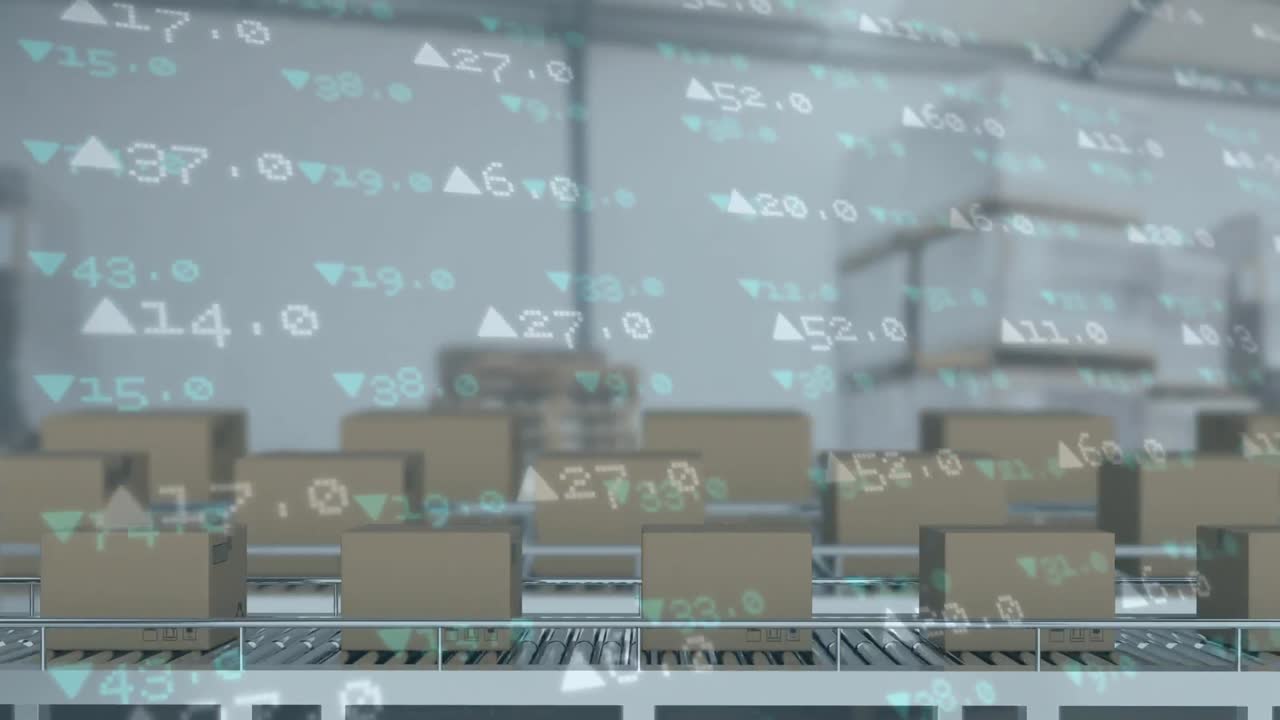 배송 센터에 있는 패키지