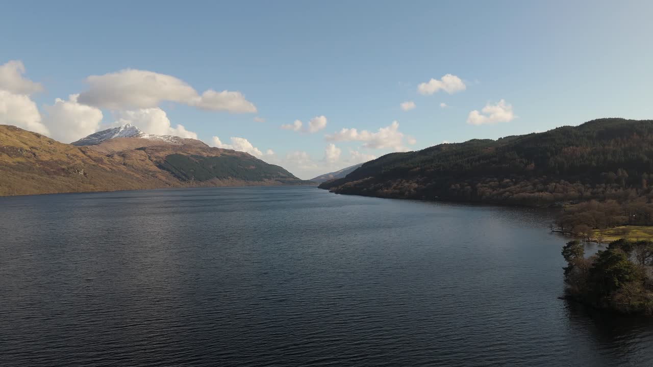 An Ceann mor inveruglas pyramid and view of loch lomond
