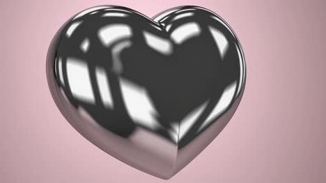 metallic heart