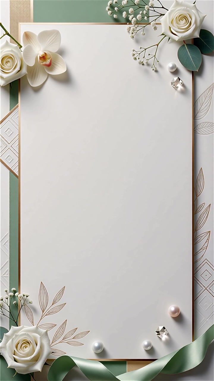 Minimalist Luxury Wedding Invitation Background