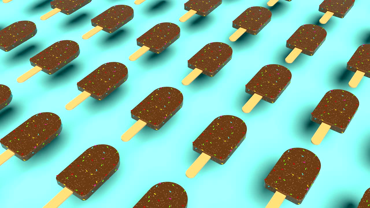 шоколадное мороженое. поп и танцевальное настроение. способный к беспрепятственному кружению 4k