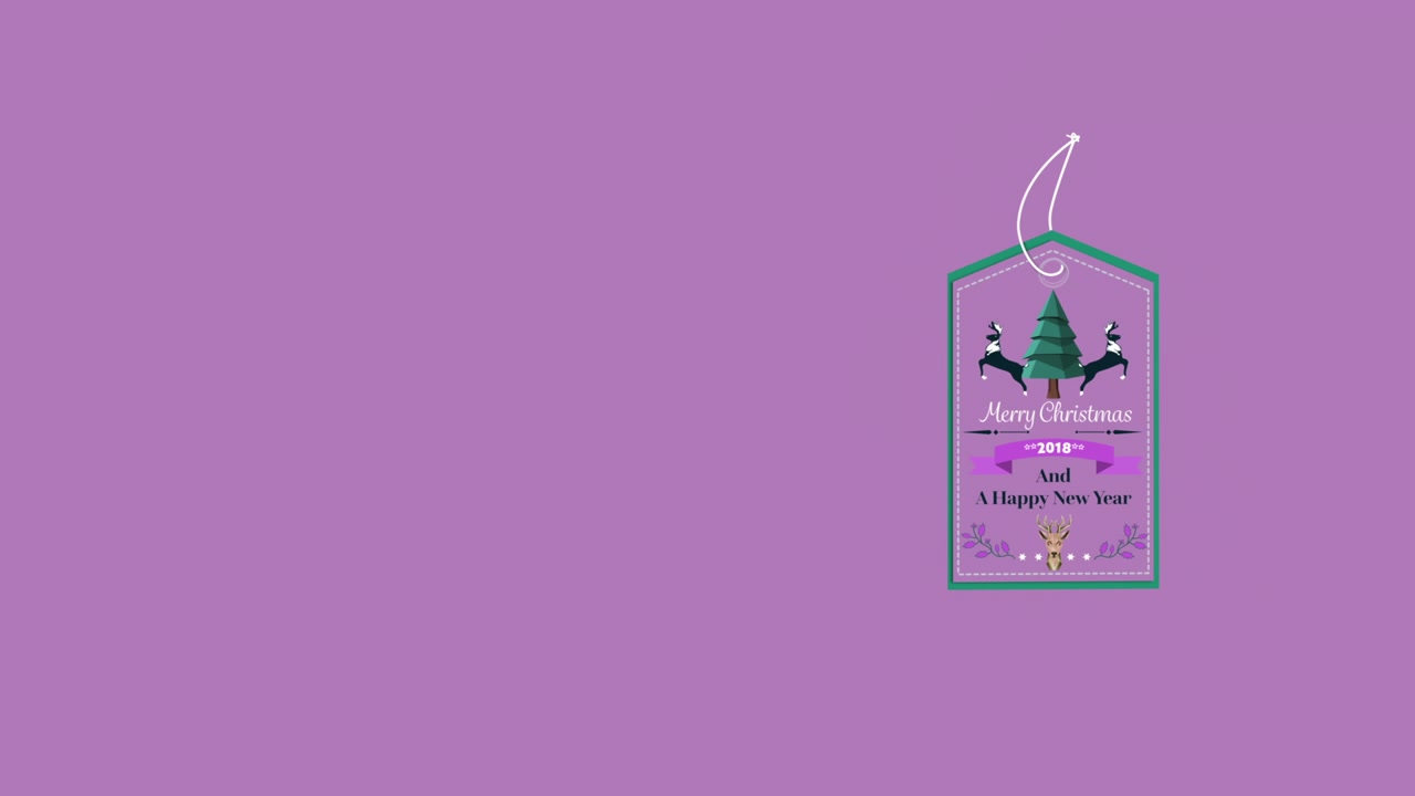 cute-retro-christmas-greeting-with-copy-space-premium-stock-video-footage