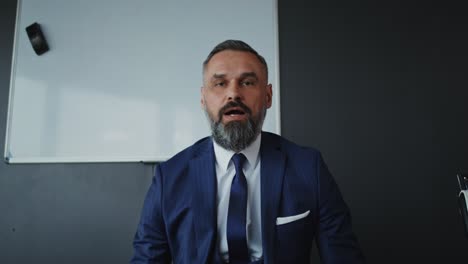 businessman in a meeting