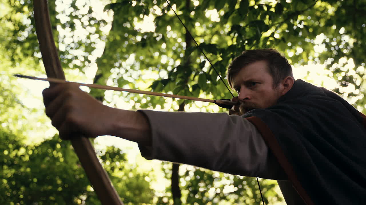 Medieval Archer in Forest