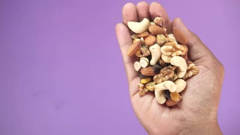 handful of mixed nuts