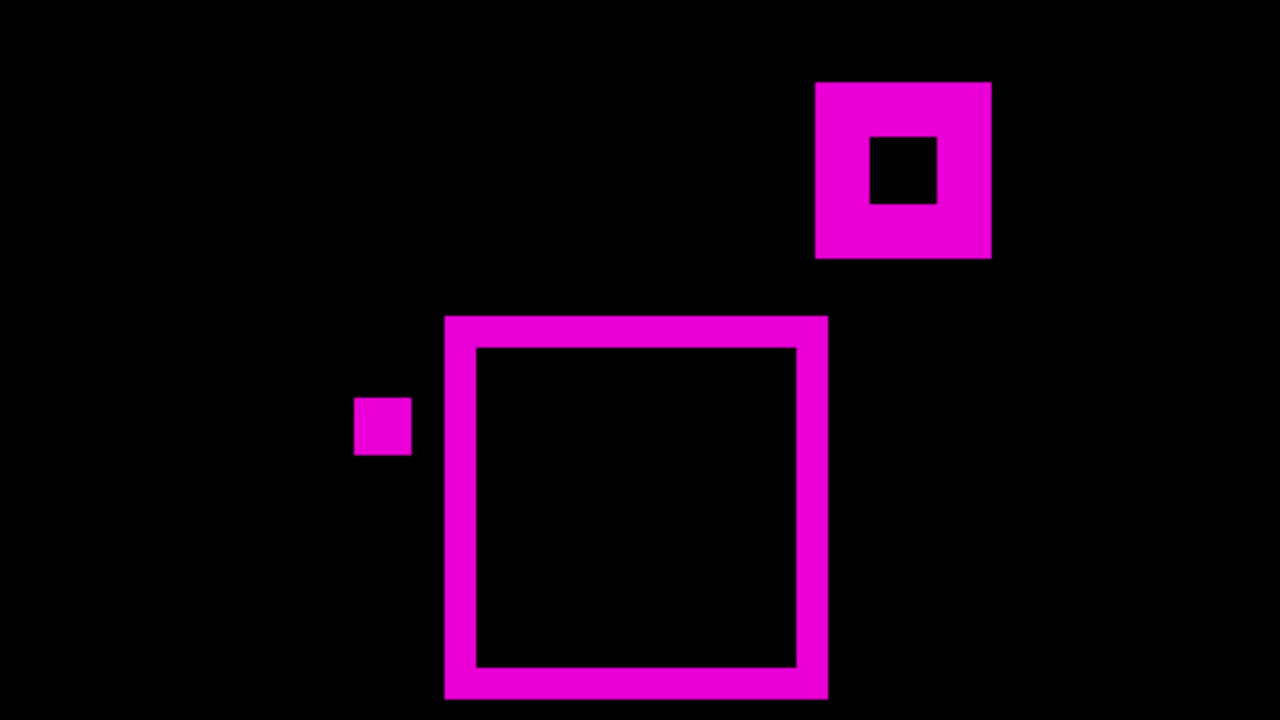 Shape animation square motion graphics
