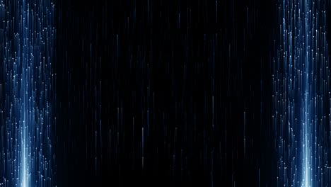 particles blue dust abstract light bokeh motion titles cinematic background loop