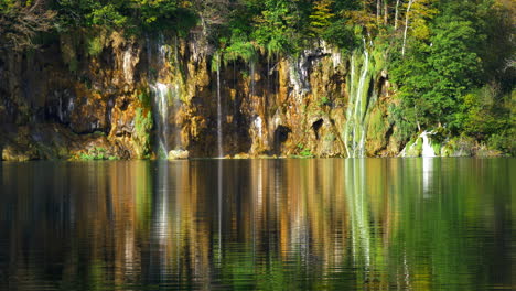 waterfall in plitvice lakes park, croatia