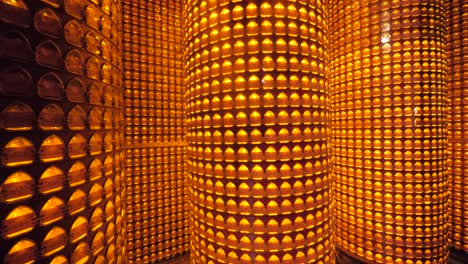 slow motion shot of small lights at dalongdong baoan temple in taipei, taiwan