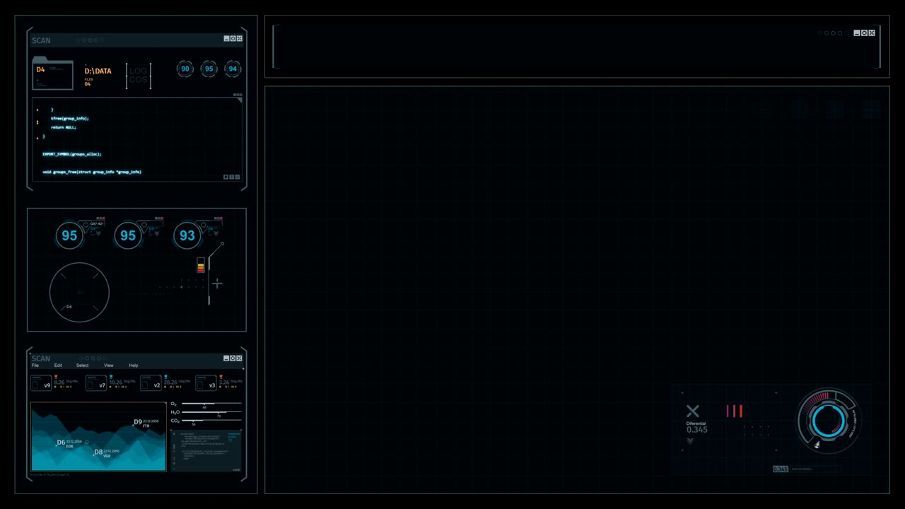 pantalla genérica de ciencia ficción para pantallas de computadora - una
