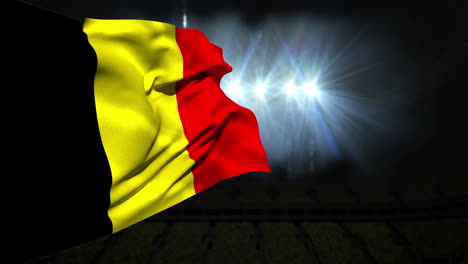 Large-belgium-national-flag-waving-