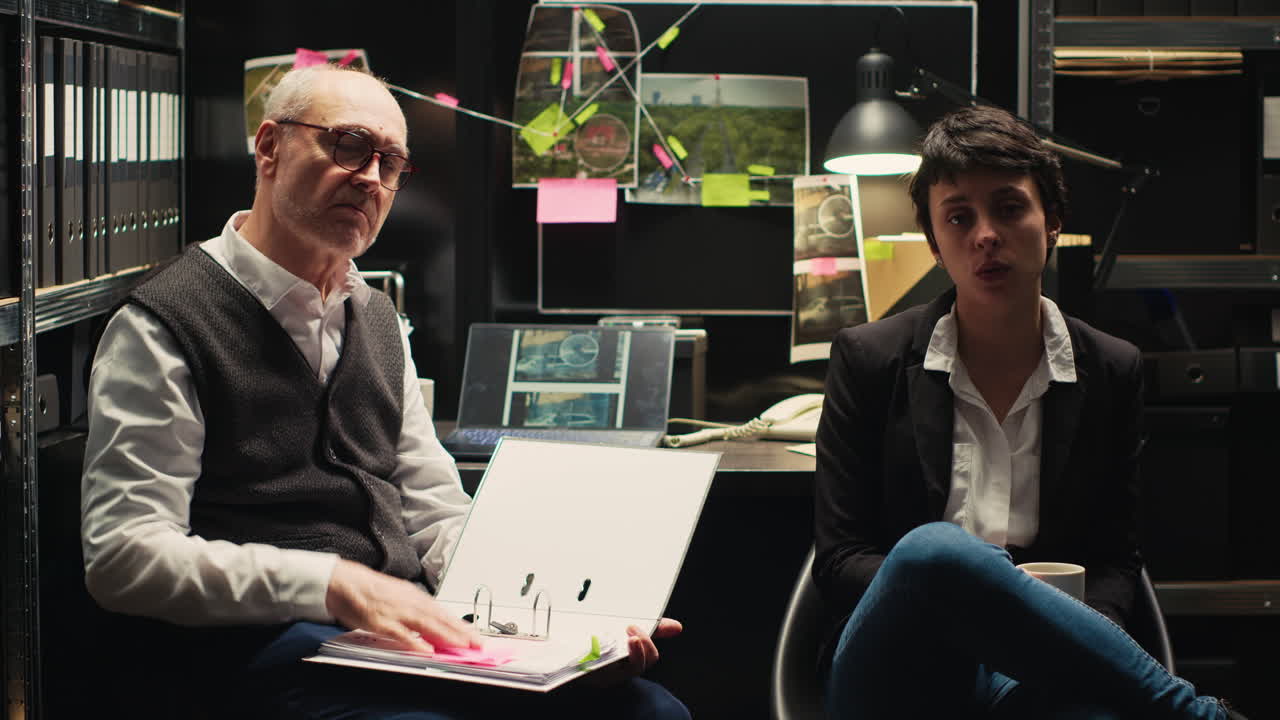 Detectives Investigating a Case